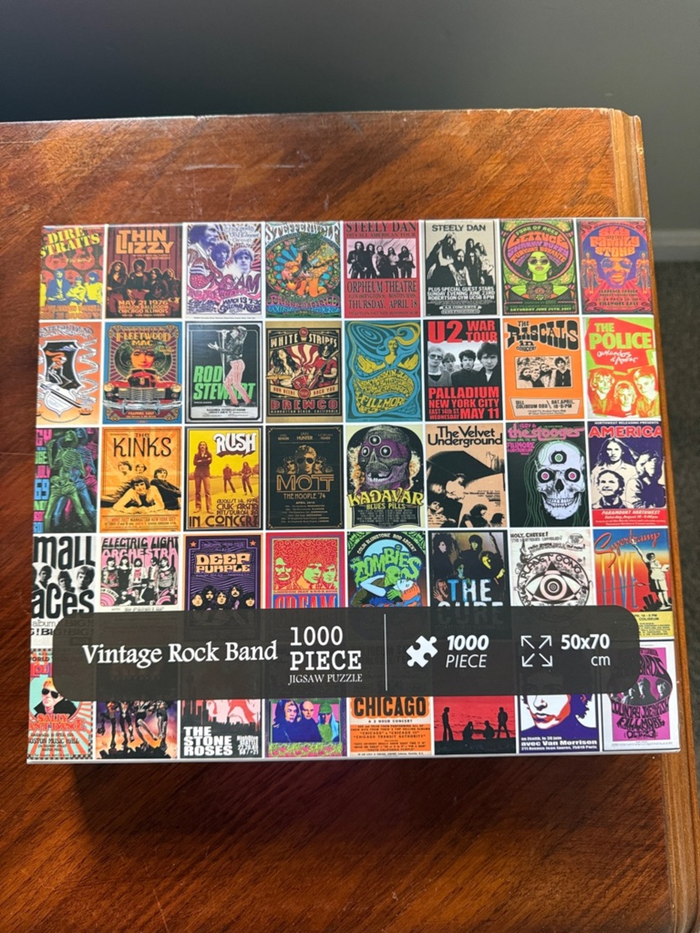 Vintage Rock Band 1000-Piece Jigsaw Puzzle - Multi